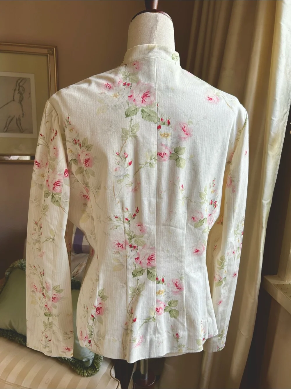Vintage Lauren Ralph Lauren Floral Stretch Cotton Chintz Jacket (size notes)